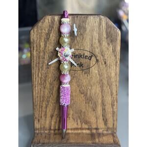 7-17  Handcrafted Extended Length Beaded Pen w/ Refill Ink